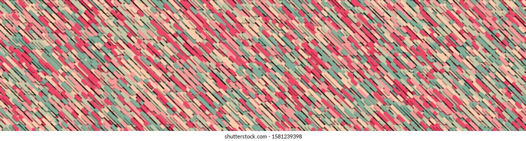 Color Abstract Lines Rain Generative Art background illustration