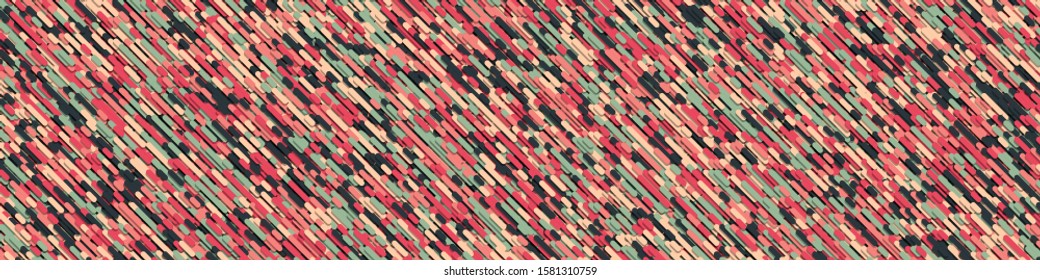 Color Abstract Lines Rain Generative Art background illustration