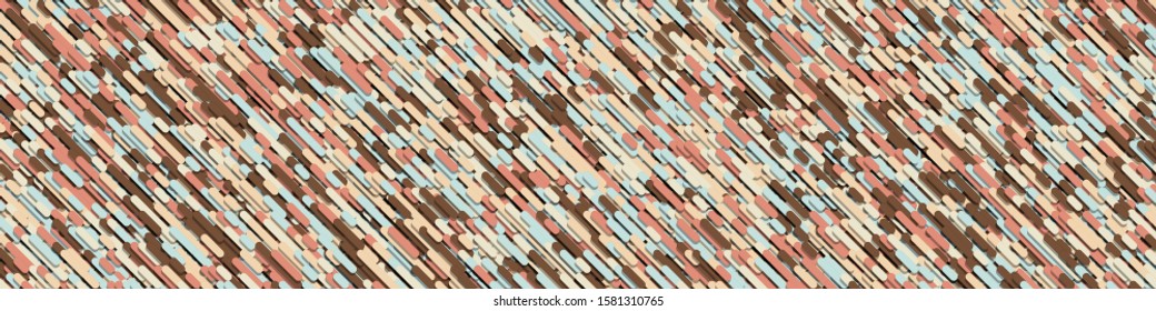 Color Abstract Lines Rain Generative Art background illustration