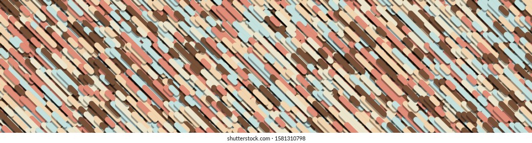 Color Abstract Lines Rain Generative Art background illustration