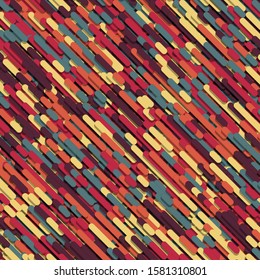 Color Abstract Lines Rain Generative Art background illustration