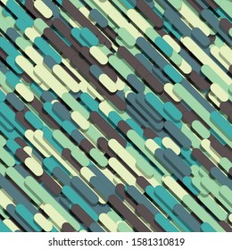 Color Abstract Lines Rain Generative Art background illustration