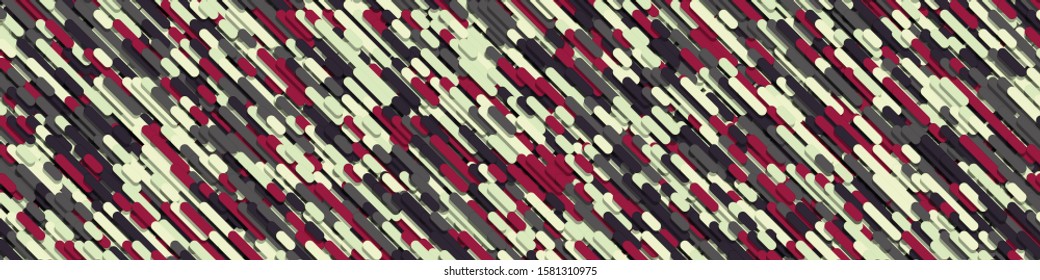 Color Abstract Lines Rain Generative Art background illustration
