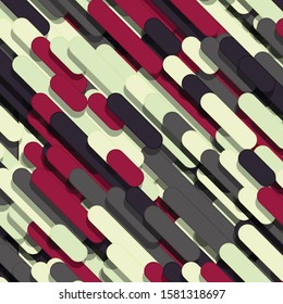 Color Abstract Lines Rain Generative Art background illustration
