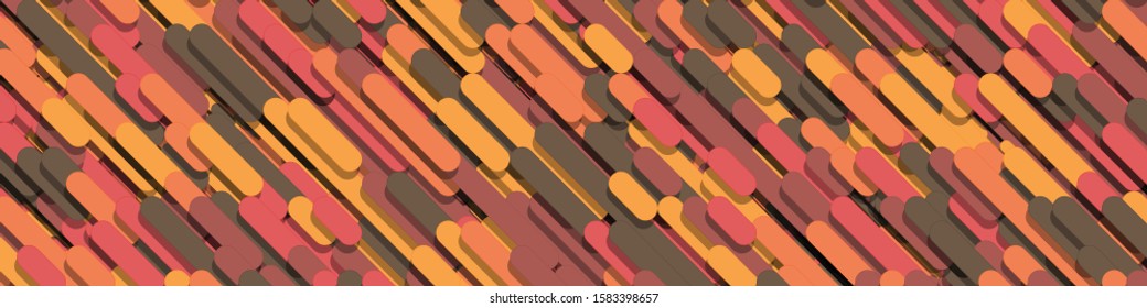 Color Abstract Lines Rain Generative Art background illustration