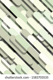 Color Abstract Lines Rain Generative Art background illustration