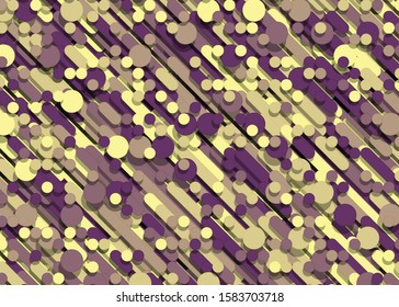 Color Abstract Lines Rain Generative Art background illustration