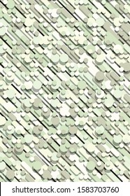Color Abstract Lines Rain Generative Art background illustration