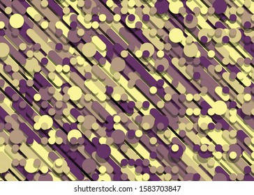 Color Abstract Lines Rain Generative Art background illustration