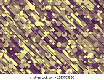 Color Abstract Lines Rain Generative Art background illustration