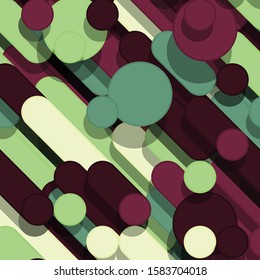 Color Abstract Lines Rain Generative Art background illustration