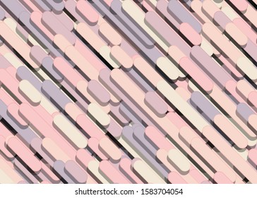 Color Abstract Lines Rain Generative Art background illustration