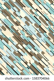 Color Abstract Lines Rain Generative Art background illustration