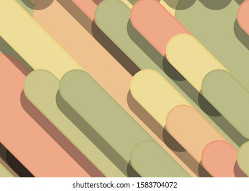 Color Abstract Lines Rain Generative Art background illustration