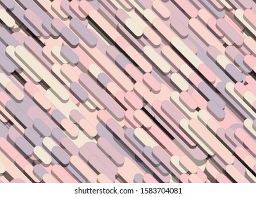 Color Abstract Lines Rain Generative Art background illustration