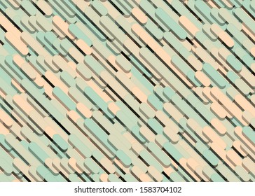 Color Abstract Lines Rain Generative Art background illustration