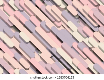 Color Abstract Lines Rain Generative Art background illustration