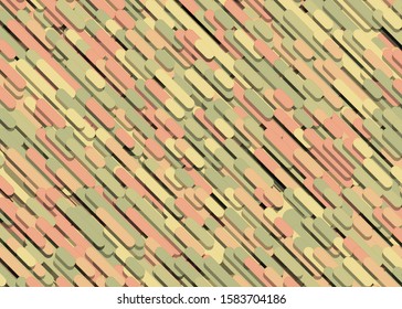 Color Abstract Lines Rain Generative Art background illustration