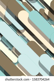 Color Abstract Lines Rain Generative Art background illustration