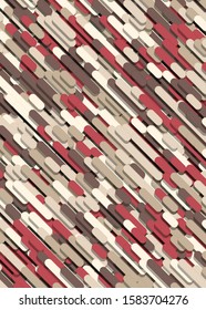 Color Abstract Lines Rain Generative Art background illustration