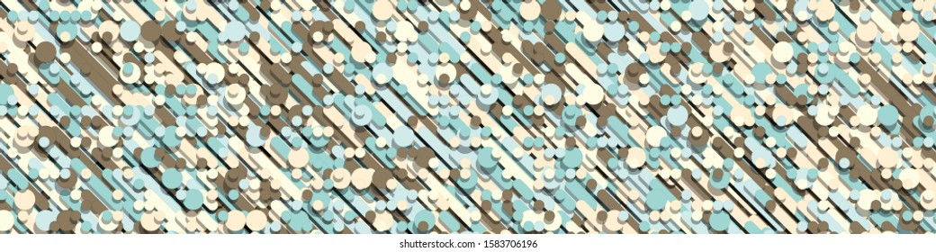 Color Abstract Lines Rain Generative Art background illustration