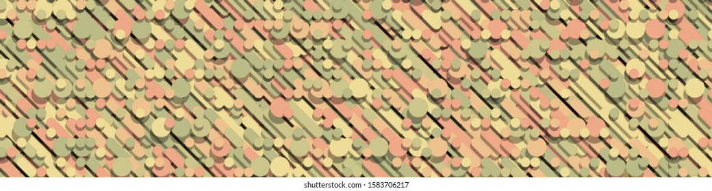 Color Abstract Lines Rain Generative Art background illustration