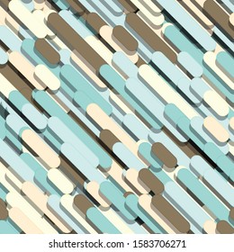 Color Abstract Lines Rain Generative Art background illustration
