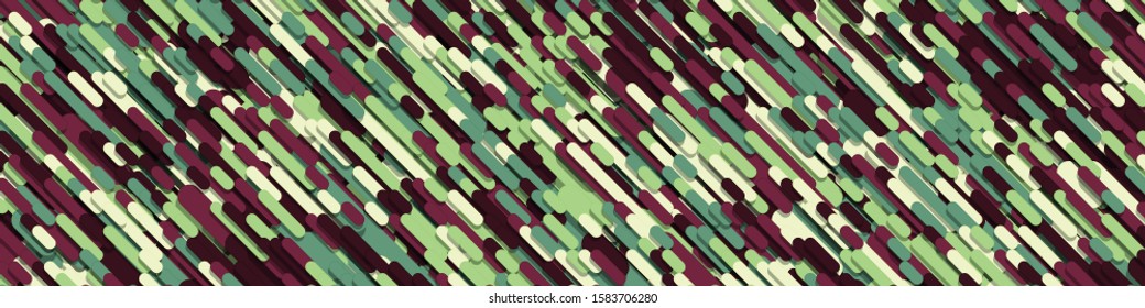 Color Abstract Lines Rain Generative Art background illustration