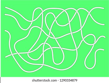 Color abstract maze. Help the moon to reach the star. Kids worksheets. Activity page. Game puzzle for children. Cartoon style. Labyrinth conundrum. Vector illustration - Vector