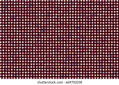 Color abstract mixed pattern generative art background. Style of mosaic or tile. Vector illustration graphic.