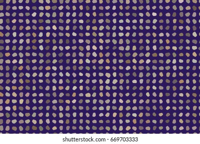 Color abstract mixed pattern generative art background. Style of mosaic or tile. Vector illustration graphic.