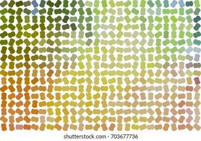 Color abstract mixed pattern generative art background. Style of mosaic or tile. Vector illustration graphic.