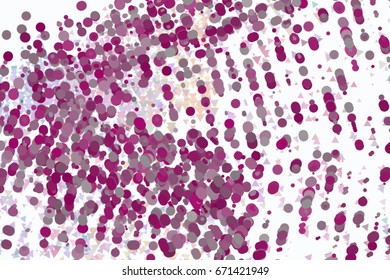 Color abstract motion, particle or random pattern generative art background. Vector illustration graphic.