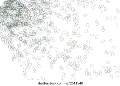 Color abstract motion, particle or random pattern generative art background. Vector illustration graphic.