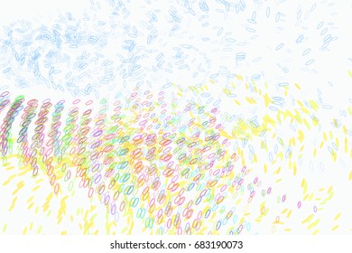 Color abstract motion, particle or random pattern generative art background. Vector illustration graphic.
