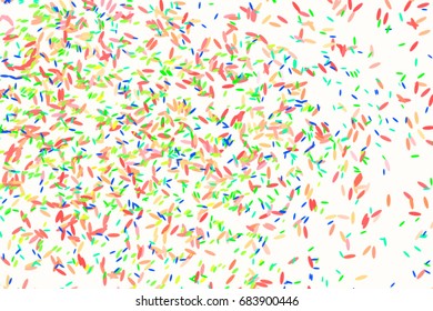 Color abstract motion, particle or random pattern generative art background. Vector illustration graphic.