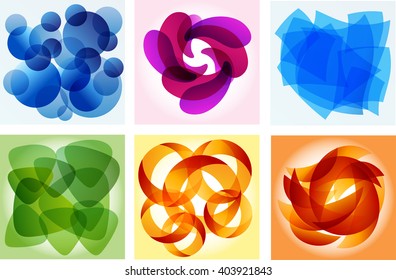 color abstract multiple geometric background