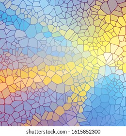 color abstract peebles. vector pattern. geometric design. polygonal style.