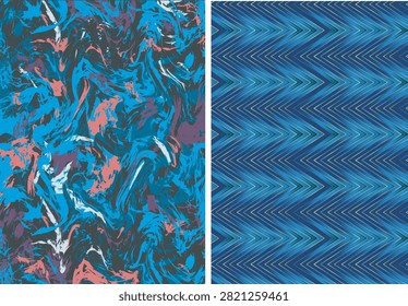 Color abstract printing vector background