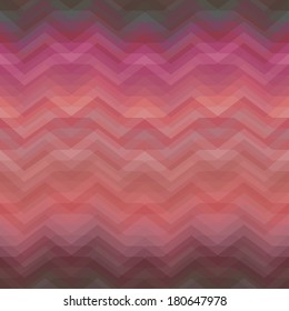 Color Abstract Retro Vector Striped Background, Fashion Zigzag Seamless Patterns of Colored Stripes