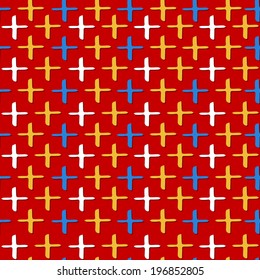 color abstract seamless pattern