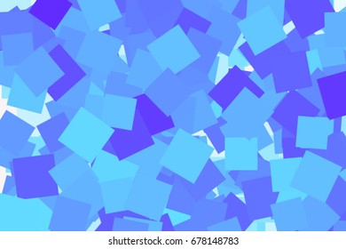 Color abstract square, rectangle pattern generative art background. Vector illustration graphic.