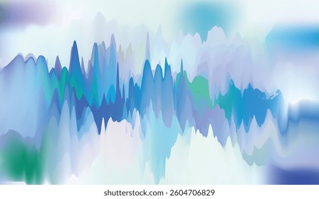  color abstract technology background Concept visualization of