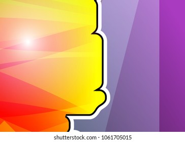 Color abstract template for card or banner. Metal Background with waves and reflections. Business background, silver, illustration. Illustration of abstract background with a metallic element