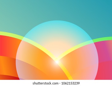Color abstract template for card or banner. Metal Background with waves and reflections. Business background, silver, illustration. Illustration of abstract background with a metallic element