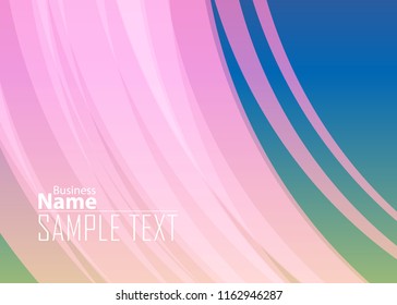 Color abstract template for card or banner. Metal Background with waves and reflections. Business background, silver, illustration. Illustration of abstract background with a metallic element