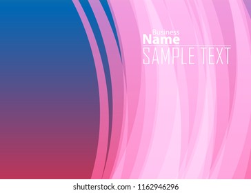 Color abstract template for card or banner. Metal Background with waves and reflections. Business background, silver, illustration. Illustration of abstract background with a metallic element