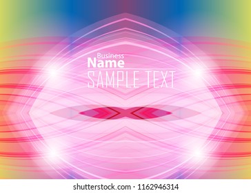 Color abstract template for card or banner. Metal Background with waves and reflections. Business background, silver, illustration. Illustration of abstract background with a metallic element
