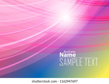 Color abstract template for card or banner. Metal Background with waves and reflections. Business background, silver, illustration. Illustration of abstract background with a metallic element