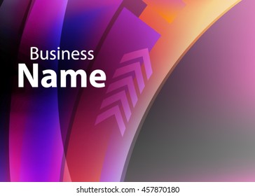 Color abstract template for card or banner. Metal Background with waves and reflections. Business background, silver, illustration. Illustration of abstract background with a metallic element